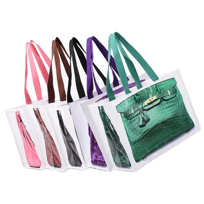 2026 INS blogger's parody creative grocerybags platinum bag remake fashion blogger's same fitness and leisure bag Beach Bag
