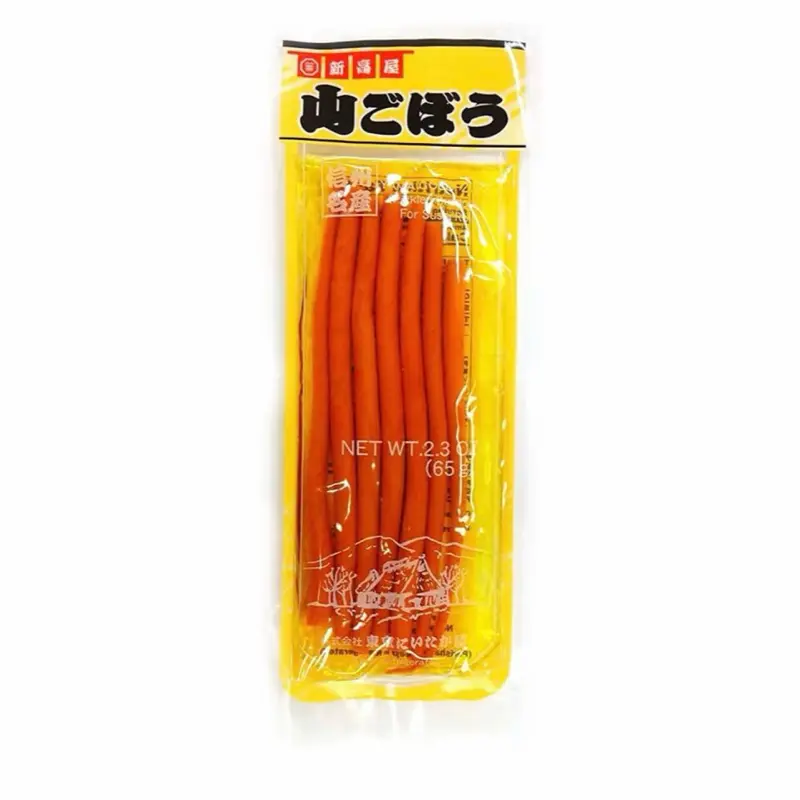 Yamagobo NIITAKAYA | Japanese Pickled Burdock Root | Tsukemono | 2.3oz (Pack of 1)
