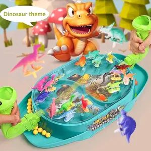 Shooting Dinosaur Game Board - Interactive Board Game for Children with Plush Dinosaur Toys, Ideal for Indoor & Outdoor Play, MST-6023