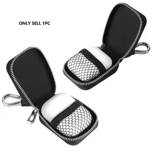 Universal Leather Case for AirPods 1/2/3/4, Dustproof & Waterproof & Anti-scratch Protection Travel Wireless Earbuds Bag, Earphone Accessories, Headset