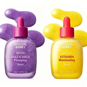 EQQUALBERRY VitaminIlluminating Serum - Brightening Vitamin CSerum with Niacinamide | Strengthens skinbarrier I Hydrates using Ceramide andHyaluronic Acid, 1.01oz/ 30ml summerwins