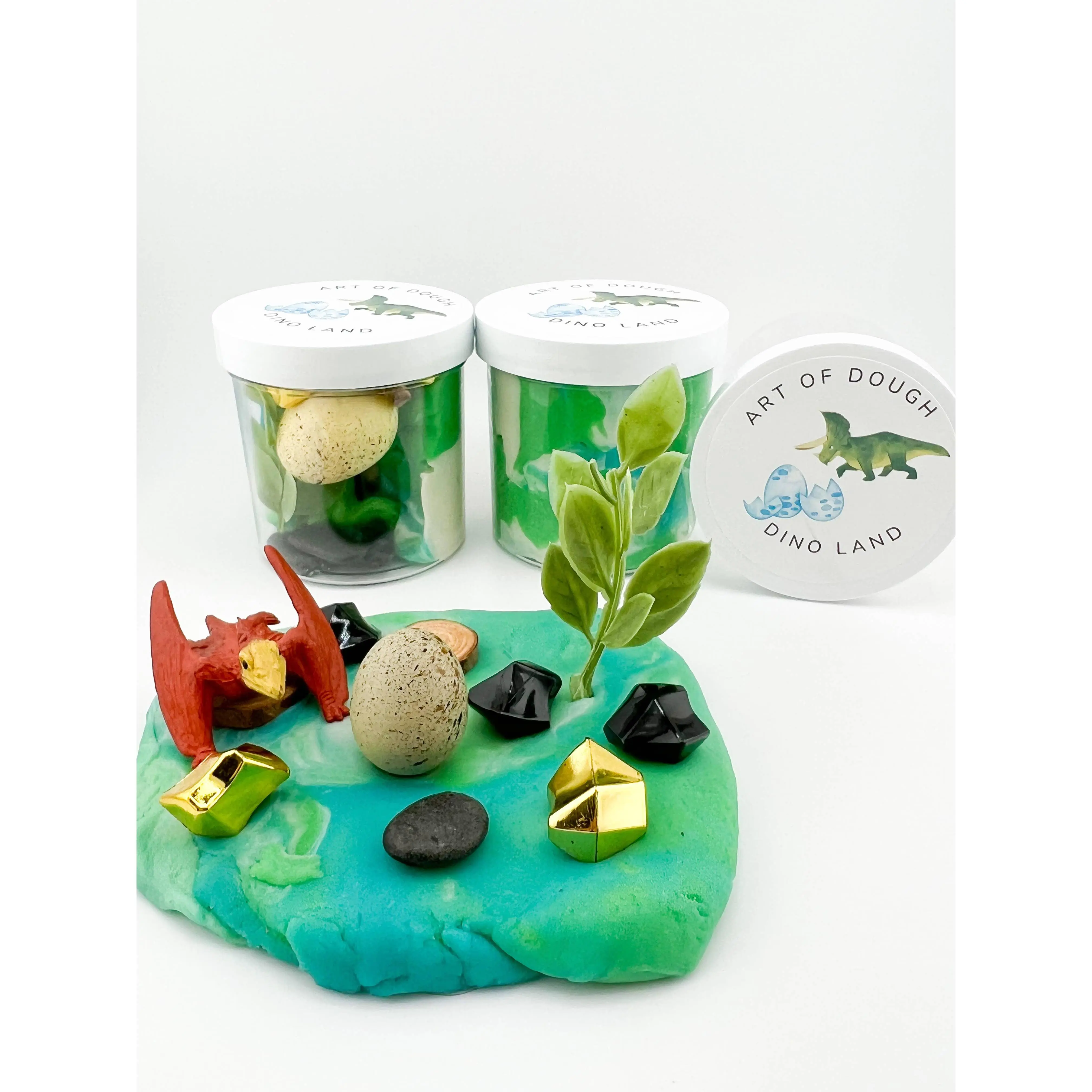 Dinosaur Land Sensory Dough Jar
