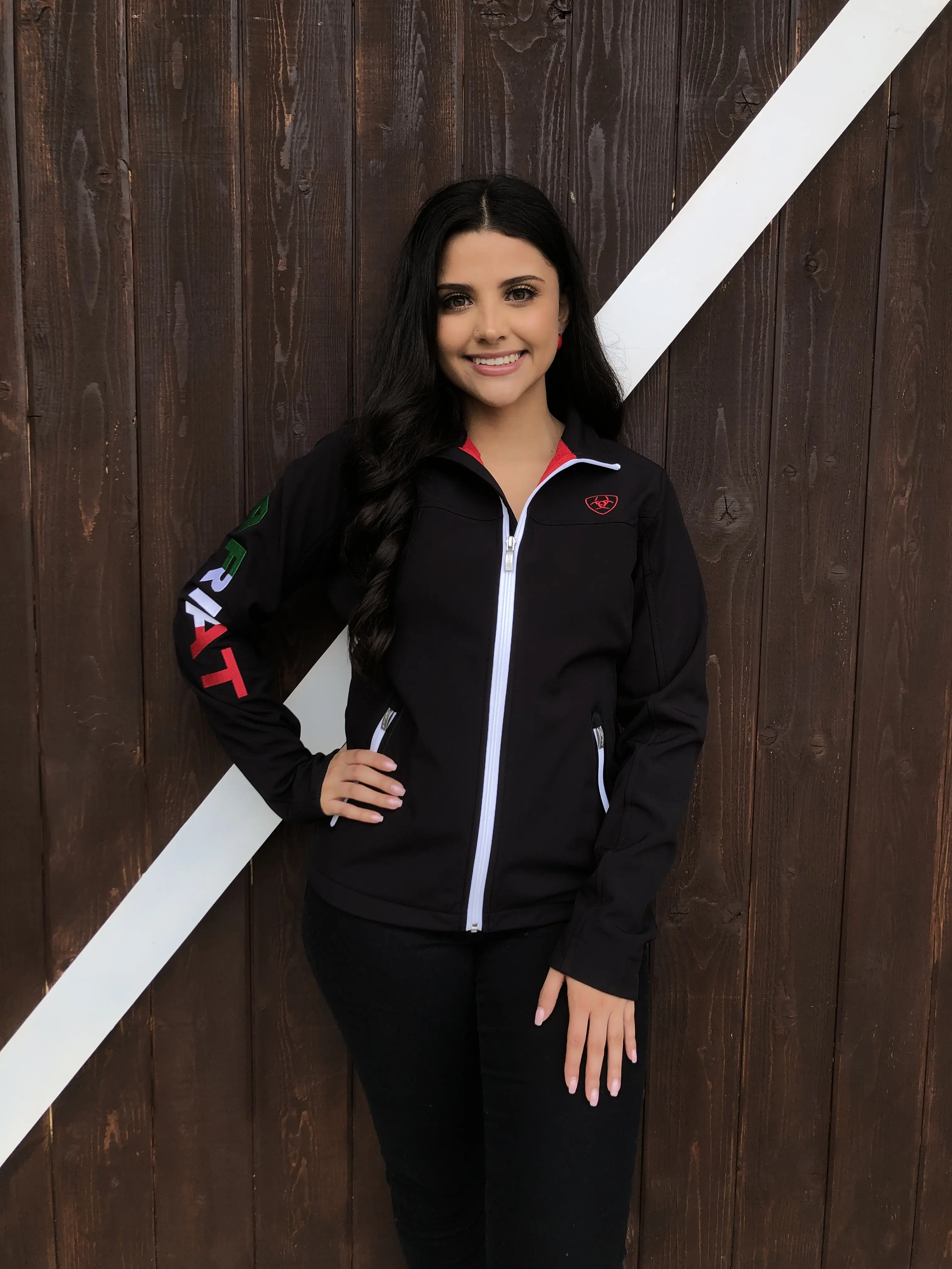 ARIAT – Women’s Classic Team Softshell MEXICO Brand Jacket ( Black ) ARIAT – Women’s Classic Team Softshell MEXICO Brand Jacket ( Black )