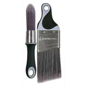DETAIL PRO™ PT1000 Series 2″ 2-PC Angular Detail Brush Set – Angular & Pointed Brushes for Precision Painting