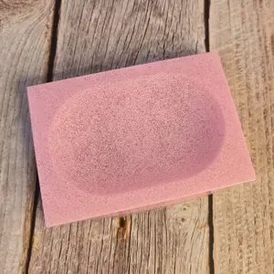Light Pink Glitter Rectangular Soap Dish. Epoxy Resin Soap Dish. Glam Glitter Soap Holder. Pink Bathroom Decor