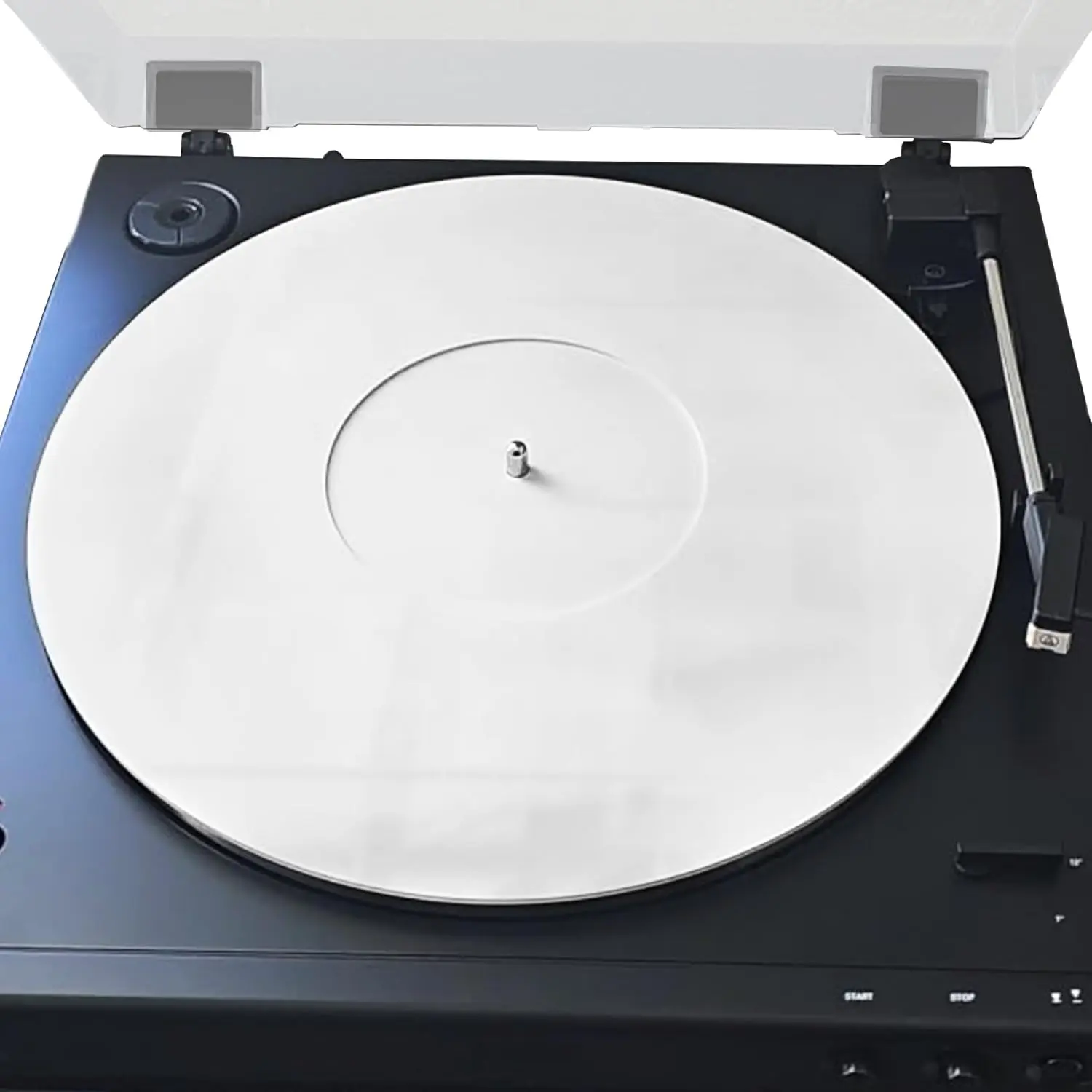 White Acrylic Turntable 11.75" Slipmat for 12" Vinyl Record Player Anti-Static & Noise Reduction Accessory