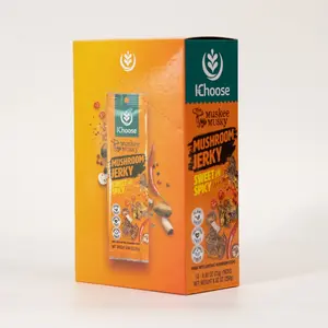 Zonfair Shiitake Mushroom Jerky Sweet and Spicy Box (10 packs)