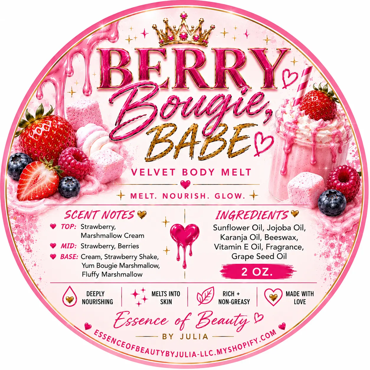 Berry Bougie Babe Bundle deal melt and oil