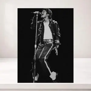 Unframe Michael Jackson Vintage Concert Performance Photo Print