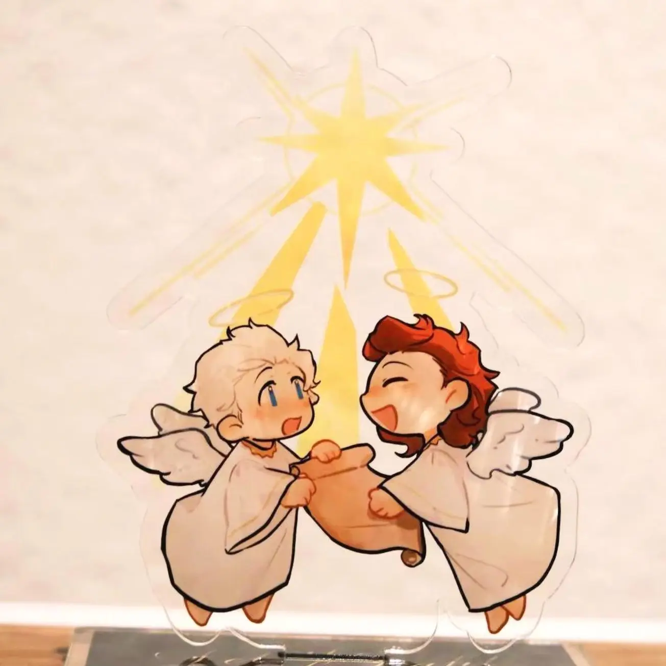 Good Omens Ineffable Husbands Acrylic Standee Aziraphale & Crowley