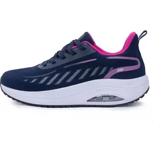 AOV Women's Arch Support Walking Shoes Orthotic Sneakers for Plantar Fasciitis & Foot/Heel Pain Relief Tennis-Style Non-Slip Lightweight Breathable Design Black/White & Multiple Color Options Sizes 5.5-11