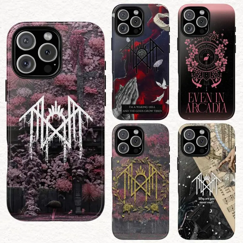 Sleep Token Pink Flamingo Jerry Even in Arcadia Full Print Hybrid Polycarbonate Durable Smartphone Case - Fan Gift Accessory, Compatible with iPhone 11-17 Pro Max/Plus, Samsung Galaxy S23-25, Casing
