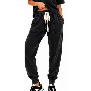 Joggers- Acid washed