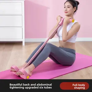 Pedal Resistance Trainer, Stretching Machine, Sit-Up Aid, Home Abdominal Exercise Equipment Auto Rebound Abdominal Training Wheel olympic  bench cyber  pad  for  home slimming  body  suit vibration  plate  machine  teenager twister machine