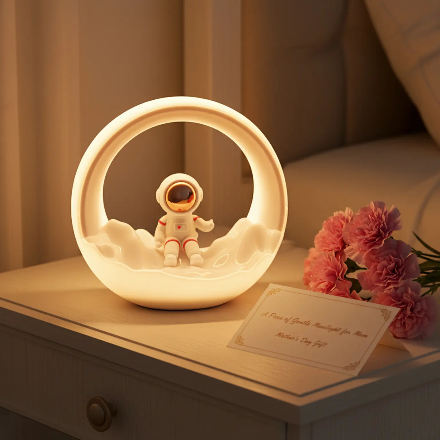 Touch Bedside Lamp, Dimmable Desk Lamp, 3-Color Warm White LED Light, USB Rechargeable, Portable Touch Night Light, Mini Night Light,