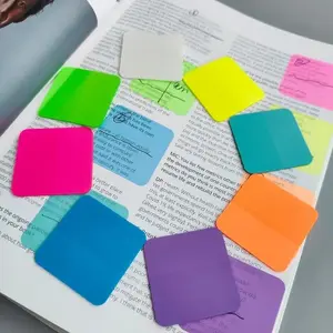 Transparent Sticky Notes, Love Clear Sticky Tabs, Cute Love Translucent Book Markers, Page Stickers, Journaling Accessories, Office School Study Supplies