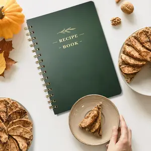 Perfect Blank Recipe Book-Recipe Book to Write in Your Own Recipes,Hardcover Personal Blank Recipe Book, Recipe Notebook Hold 144 Exclusive Formula Recipes (olive-green)