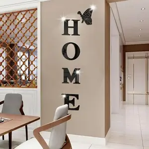 Acrylic Mirror Wall Decor Set, Space Theme Living Room Hanging, Easy DIY Installation, Ideal for Mother's Day, Valentine's Day Decoration, Acrylic Wall Sticker, Decorative Stickers