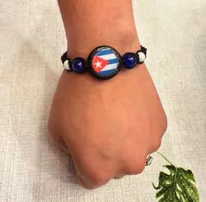 The Three Antilles | Caribbean Flags | Heritage Bracelets |Culture Pride | Braided |Adjustable |Water Resistant