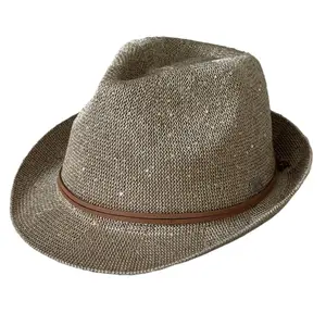 Zuri - Sequin Short-brim Fedora