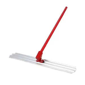 Bull Float Magnesium Concrete Float, 48" x 14.5" Aluminum Alloy Concrete Float Tool with 4 Extendable Handles and Adjustable Bull Float Bracket, Ideal for Road and House Construction