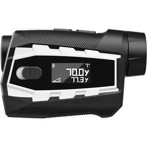 Golf Rangefinder with Slope - 1000 Yards Range Finder with External Side Display, 6X Magnification 0.1s Flag Pole Locking Vibration Magnetic USB C Rechargeable