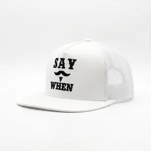 Say When Trucker Hat | Adjustable Mesh Snapback Baseball Cap for Men & Women