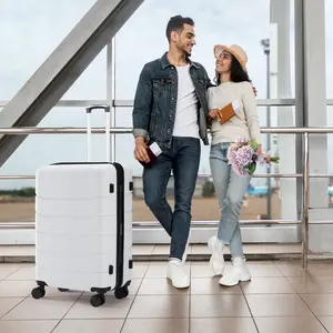 28 inch Luggage, Lightweight Expandable Rolling Suitcase, Hard Shell ABS & TSA Lock Double Spinner Wheels Suit Case