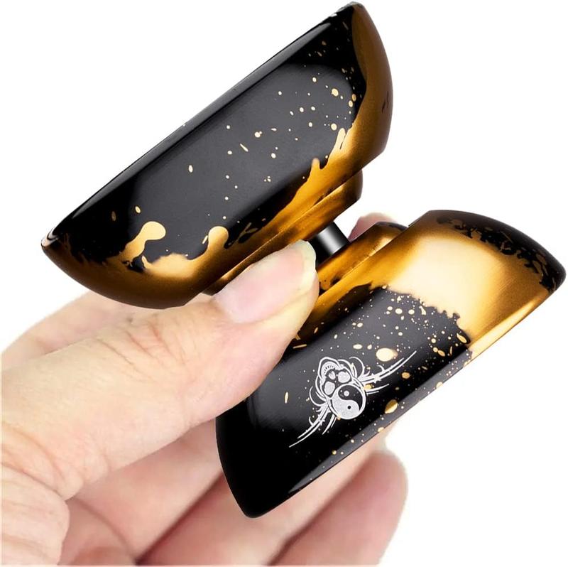 MAGICYOYO Dual Purpose Yoyo- Responsive Yoyo N11 & Unresponsive Yoyo Alloy YoYo with Yoyo Glove + Bag + Unresponsive Bearing Kit + 12 Yoyo Strings