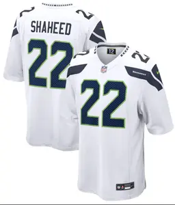 Rashid Shaheed Autographed Seahawks Nike White Jersey Beckett Certified