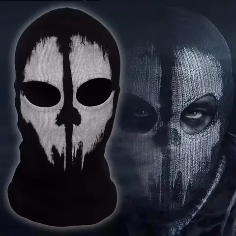 Motorcycle Balaclava Mask, Biker Mask, Full Face Skull Mask for Festival Costume, Riding Gear, Protective Headwear, Ideal for Events & Outdoor Activities