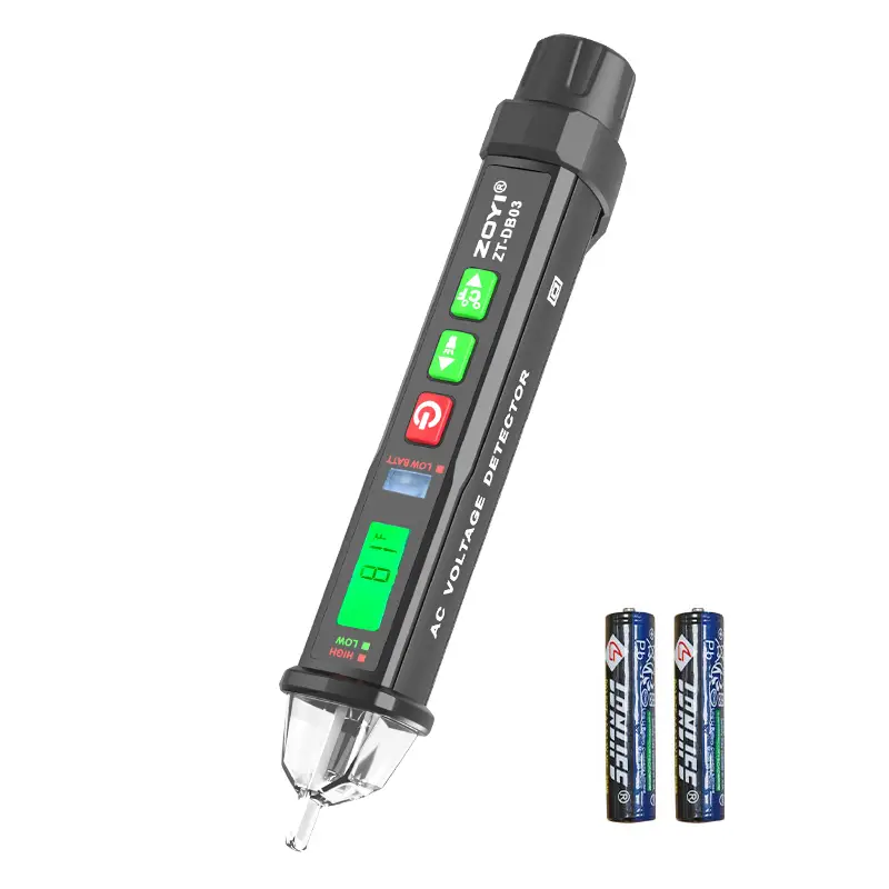 ZOYI ZT-DB03 Non-contact Voltage Tester Electrician Pen with Ambient Temperature Display,with Flashlight,Wire Breakpoint live wire Tester Multi-range