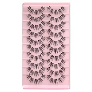 VICUTU DIY Eyelash Extension Individual Lash 100 Clusters Volume Lashes Set, 3D Effect False Eyelashes Extension Natural Look