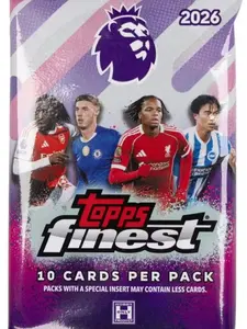 1 ( ONE PACK ) 2026 Topps Finest Premier League EPL Soccer Hobby Pack