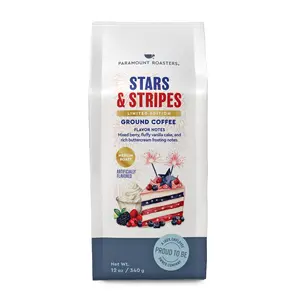 Stars & Stripes Birthday Cake Flavored 12oz Ground Coffee