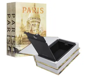 Barska Paris & Paris Series Dual Book Lock Boxes with Key Lock
