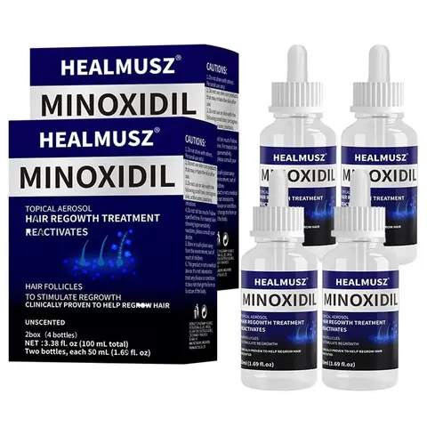 Minoxidil Liquid Extra Strength Hair Loss Regrowth Treatment for Hair Growth, 5% Topical Solution for Hair Growth | Hair Density Serum with Nanoxidil Gentle Nourishing Haircare Organic Repairing
