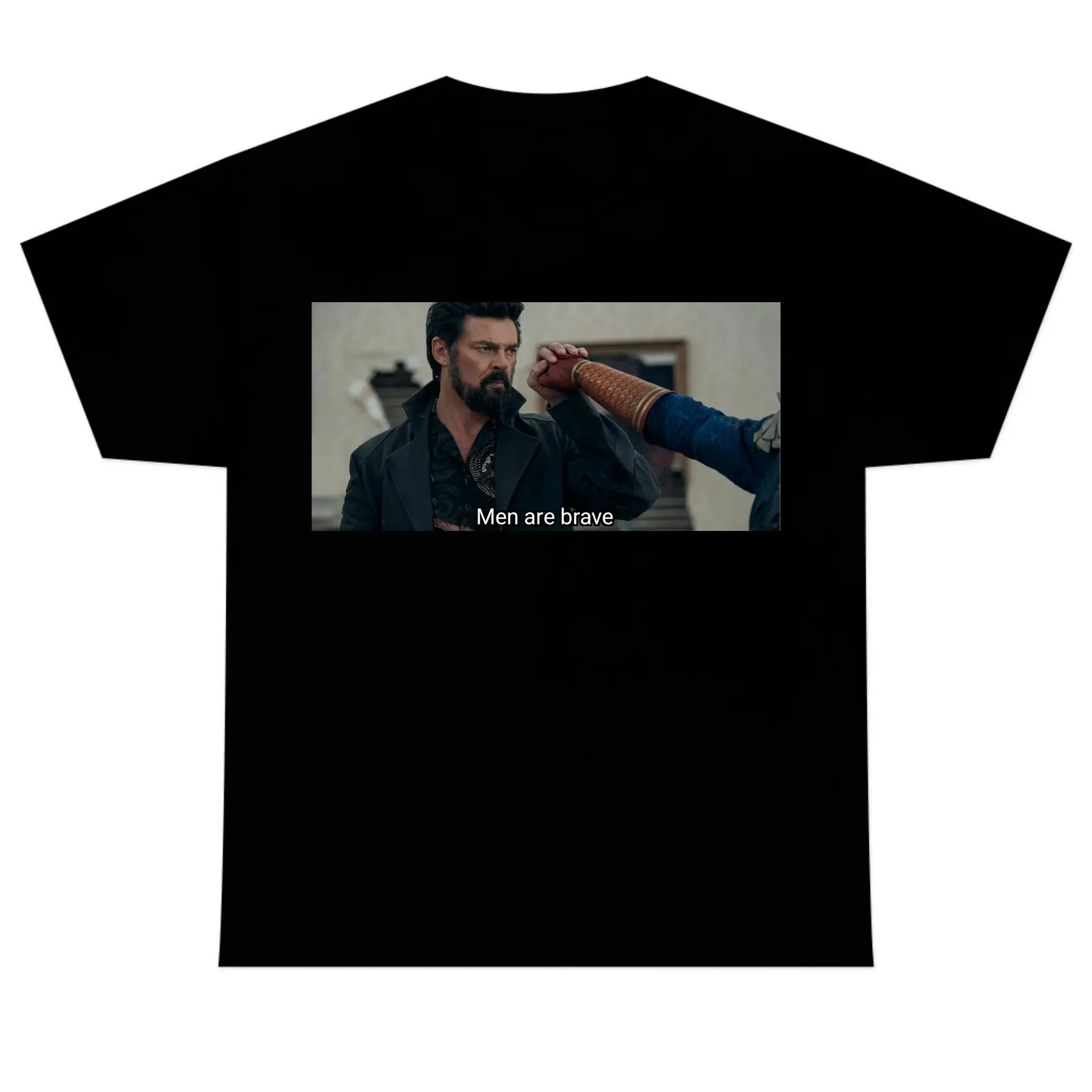 Women's Short-Sleeve Cotton Round Neck T-Shirt, The Boys Butcher vs Supes Print, Dark Anti-Hero Graphic, Casual TikTok Viral Outfit
