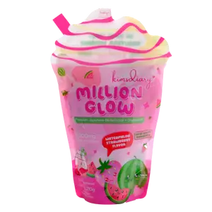 Kimsdiary Million Glow Watermelon Strawberry Flavor Drink