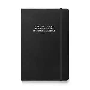 NSFW Notebook - 80 Lined Cream Pages, Elastic Closure, Ribbon Marker, Expandable Pocket, 5.5x8.5 Inches, UltraHyde Hardcover, On-Demand Production