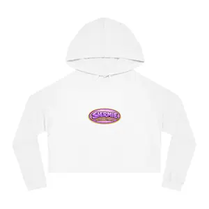 Shermie Retro Logo Cropped Hoodie | 90s Arcade Gaming Badge
