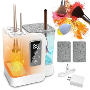 Multifunctional Makeup Brush Cleaner & Dryer, Removes Daily Dirt and Stubborn Makeup Residue, Low Noise, Essential Beauty Tool, Brush Cleaning Tool