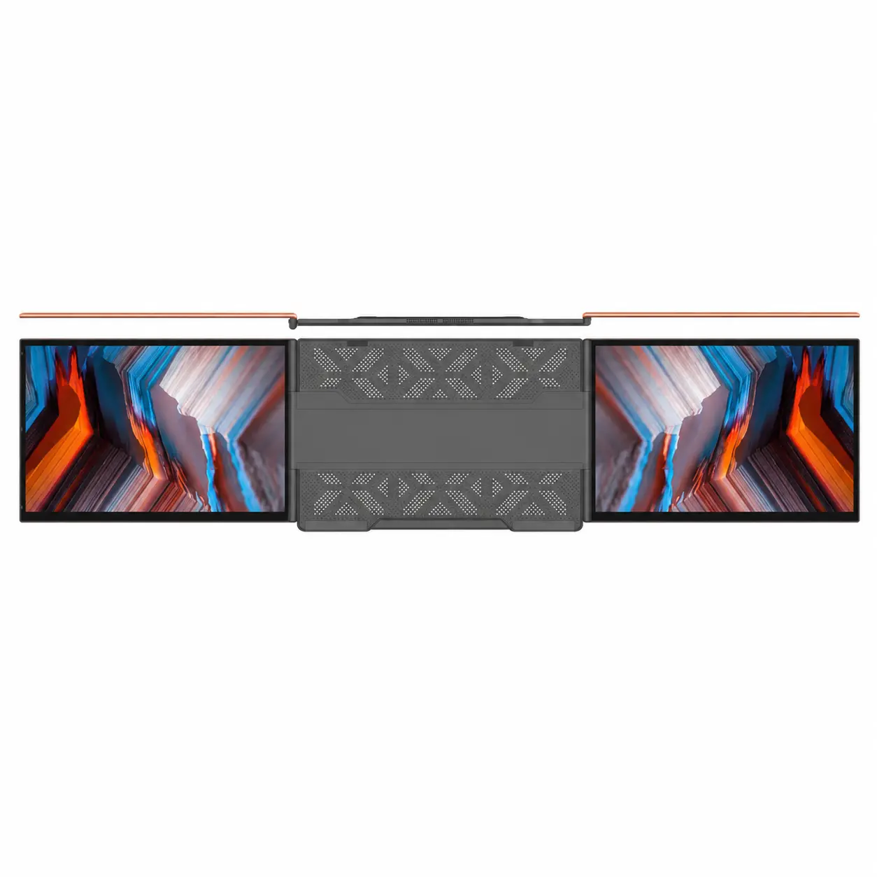Cevaton S12 16" Dual Screen Laptop Extender, 1920×1200 IPS Portable Monitor Laptops, Ultra Slim USB-C Computer Monitors, Desktop Expansion Display, USB-C & HDMI Input, 16:10 for Office & Remote Work, Compatible with Windows MacBook Android, Compact, Light