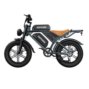 QS7 Electric Bike for Adults, 1500W Peak Power 28MPH E-Bike, 48V 20Ah/35Ah/60Ah Battery Options, 35–180 Mile Range, 20” Fat Tire Ebike, 7-Speed All-Terrain Electric Bicycle