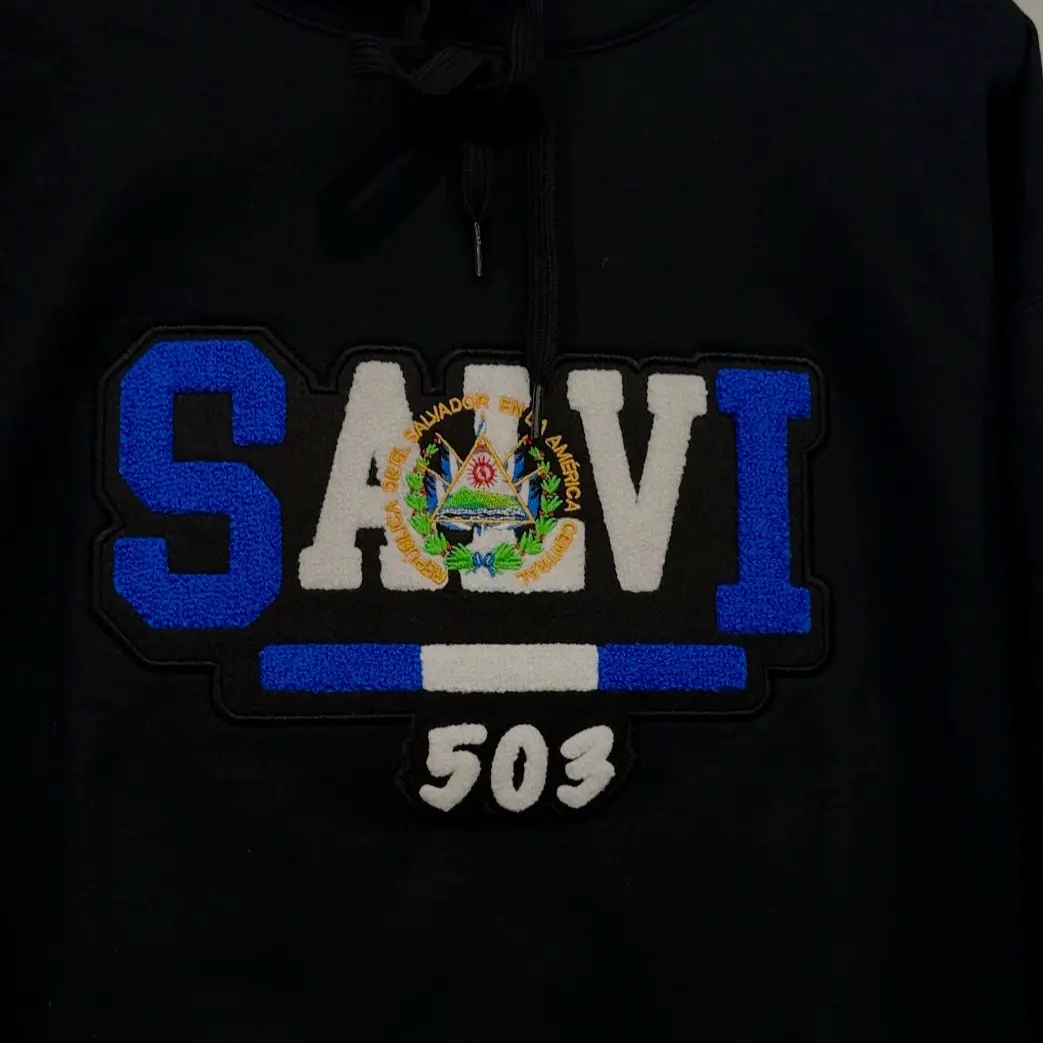 SALVI 503 EMBROIDERY El SALVADOR  UNISEX HOODIE