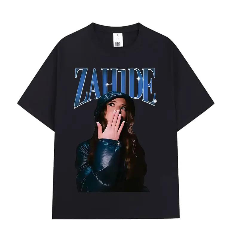 Zahide Merch Graphic T-shirt Men Women Clothing Fashion High Quality T Shirts Cotton Oversized Short Sleeve Harajuku T-shirts