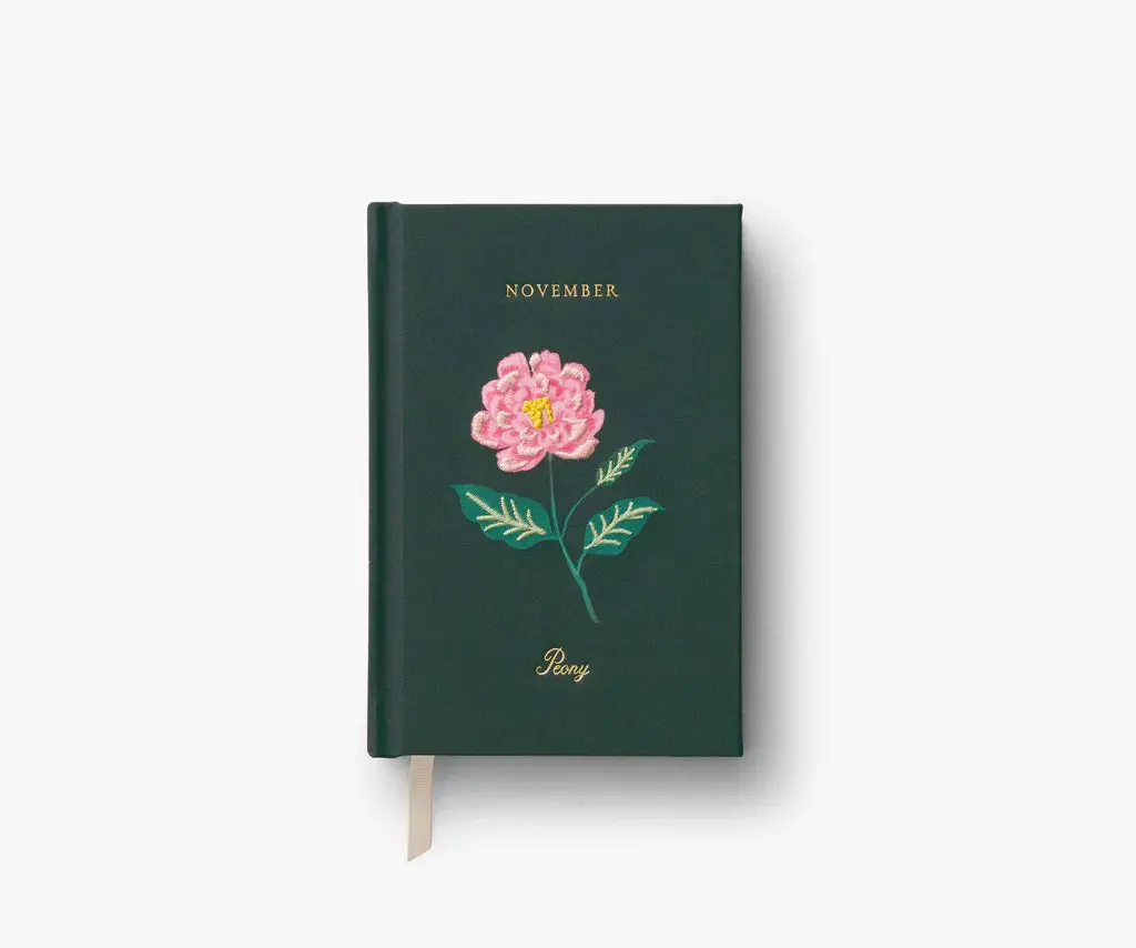 {Rifle Paper Co.} Birth Month Mini Embroidered Journal :: November