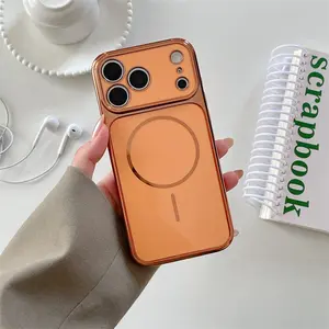 Luxury Electroplated MagSafe Case with Full Camera Protection for iPhone