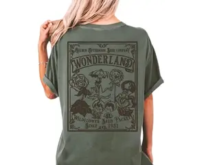 Made in USA, Retro 90s #Alice in w0nderland stuff Unisex T-shirt, Book Shirt Bookish Things Literary Shirt Reading Shirt Light Academia, Vintage Cartoon Shirt For Men For Women