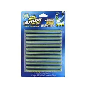 Ecoclean Solutions 258347 Bio Flow Drain Deodorizing Strips, 12 Count